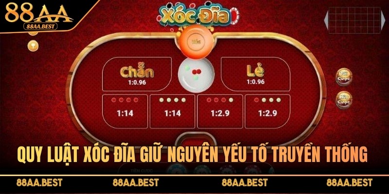 Giải mã quy luật xóc đĩa và chiến thuật thắng lớn tại 88AA 2 Quy luật Xóc Đĩa vẫn giữ nguyên các yếu tố truyền thống dễ hiểu